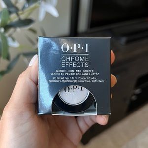 BNIB! OPI Chrome Effects Mirror Shine Nail Powder "Tin Man Can", 0.10 Oz